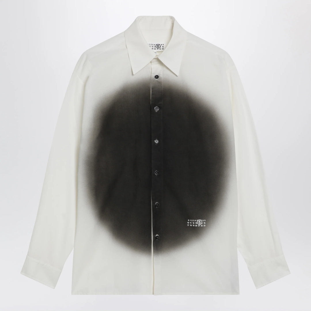 MM6 Maison Margiela - White shirt with spray print