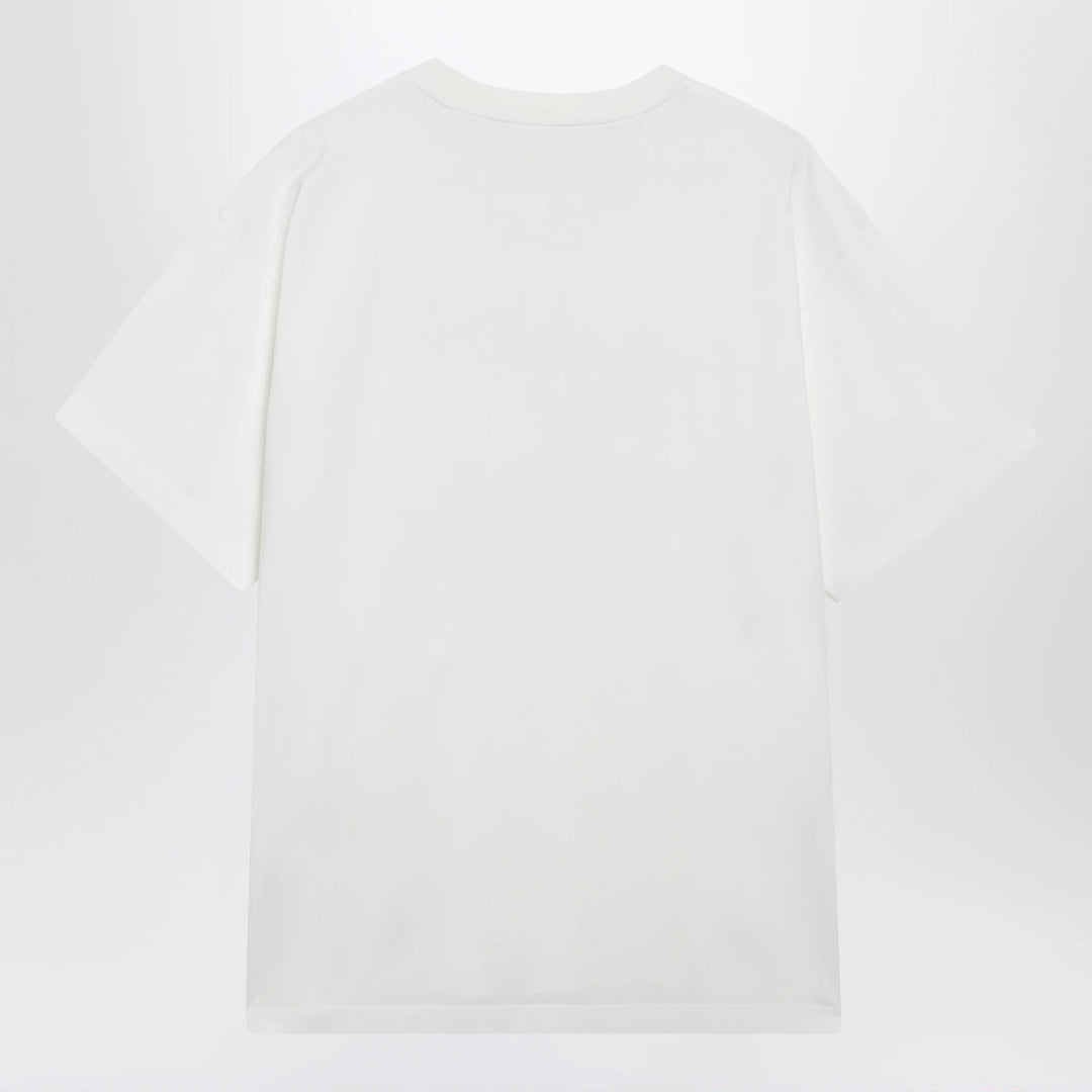 MM6 Maison Margiela - White T-shirt with logo print