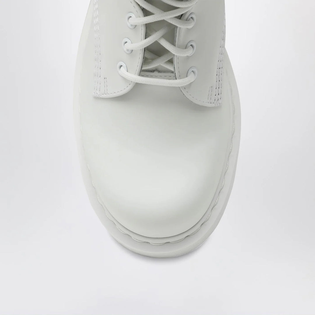 MM6 Maison Margiela - White lace-up boot MM6 X Dr. Martens