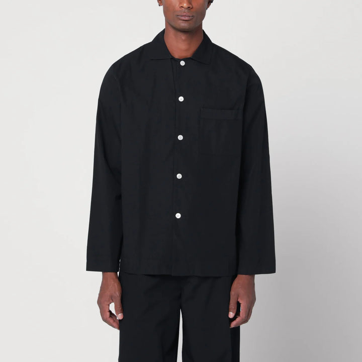 Tekla - Black pyjama shirt