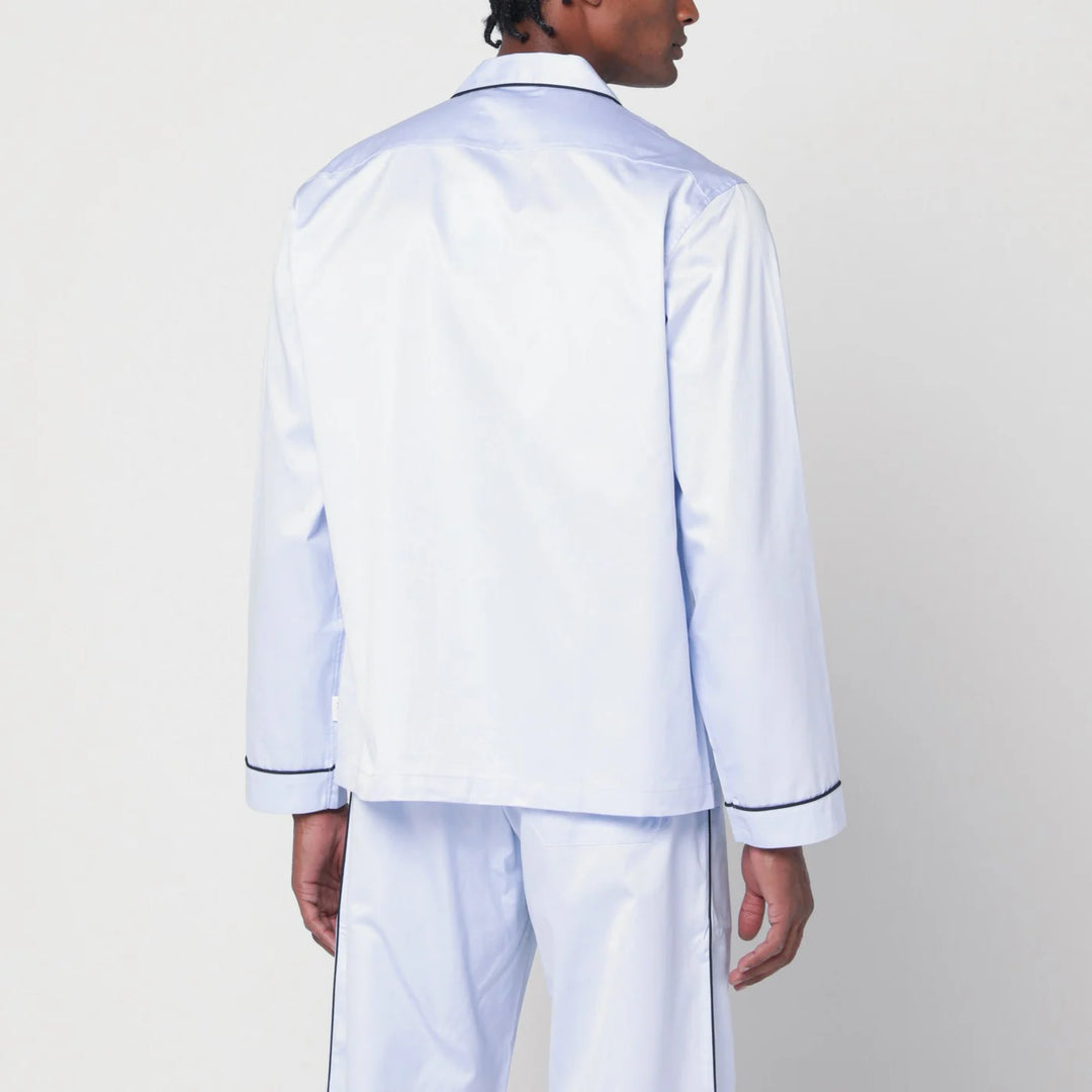Tekla - Light blue pyjama shirt