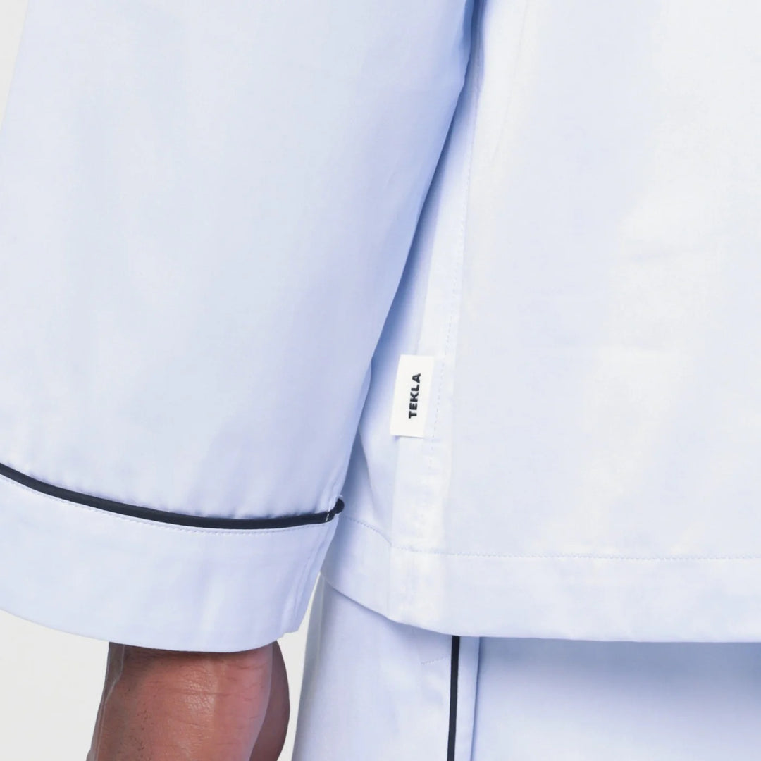 Tekla - Light blue pyjama shirt
