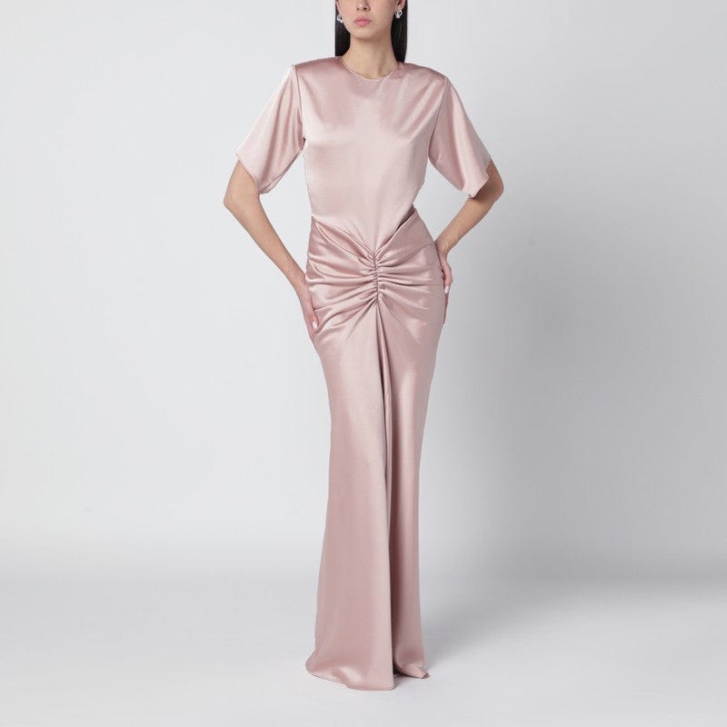 Dresses The Andamane - Light pink Iris dress with draping - 38 IT Brand