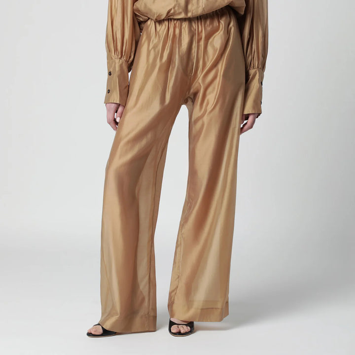 TheLatest - Nude lightweight muslin Dora trousers