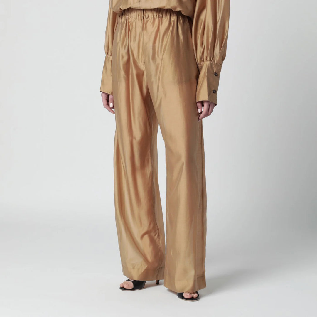 TheLatest - Nude lightweight muslin Dora trousers