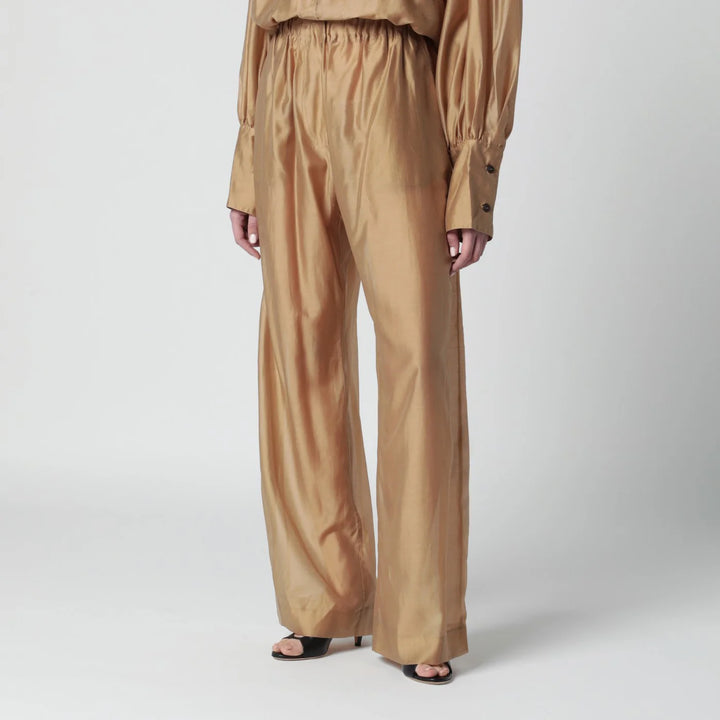 TheLatest - Nude lightweight muslin Dora trousers