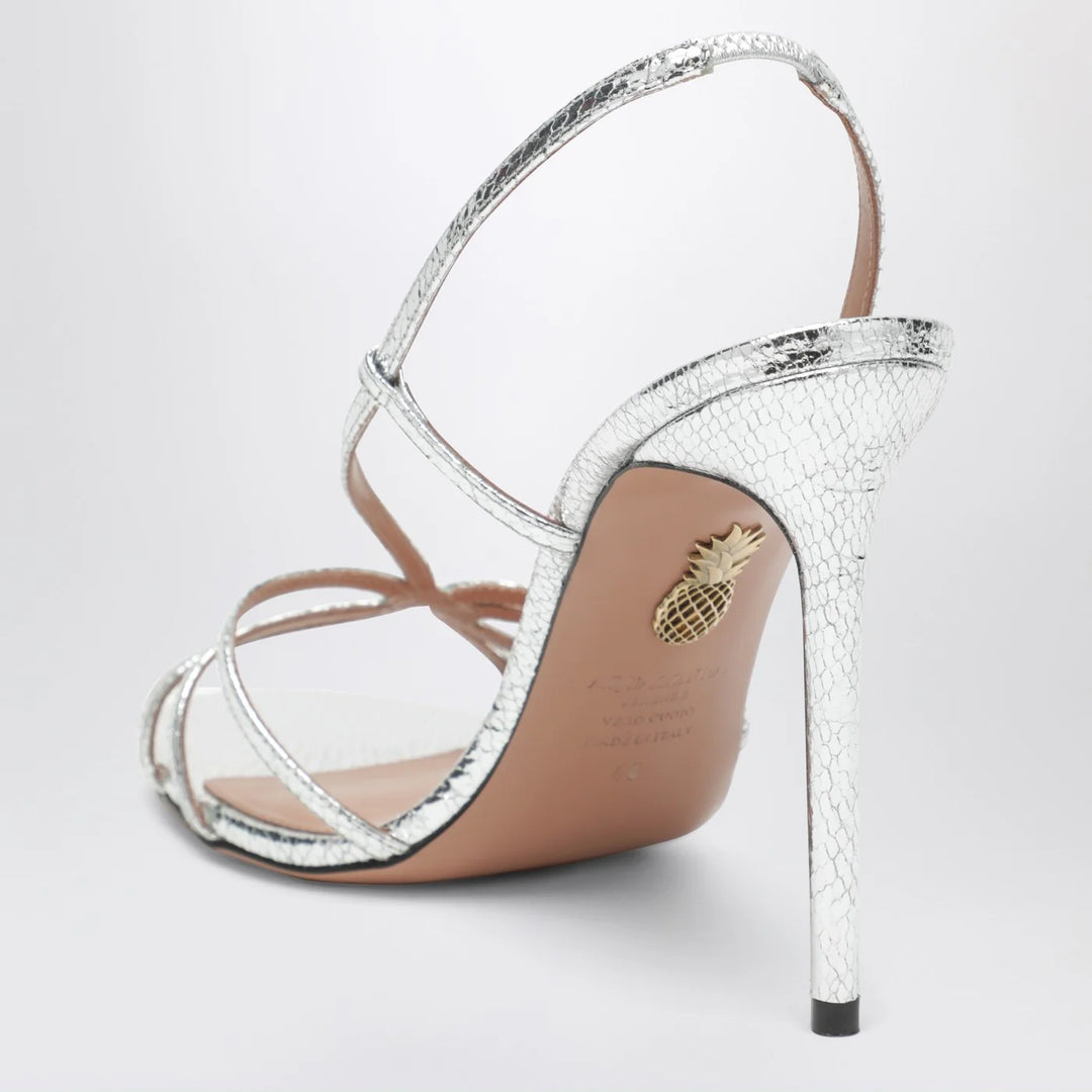 Aquazzura - Talk To Me Sandal 105 silver