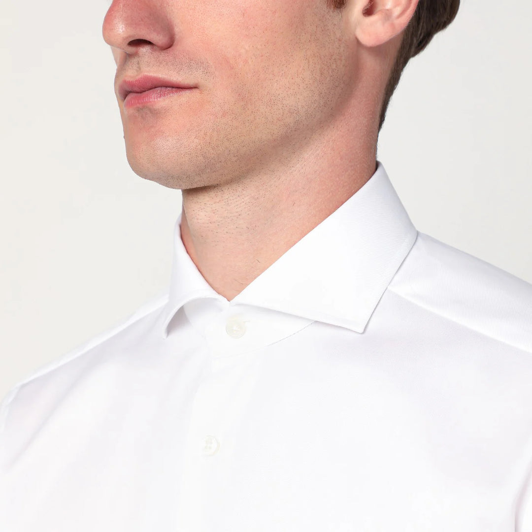 XACUS - White Travel cotton shirt