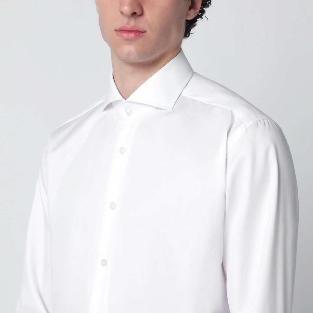 XACUS - White Travel cotton shirt