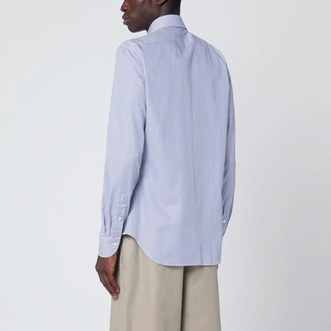 XACUS - White striped Travel shirt