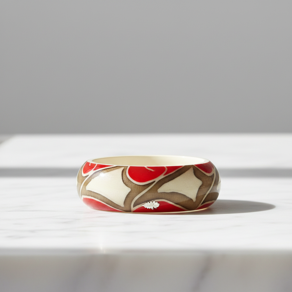 Batik Bangle on Marble
