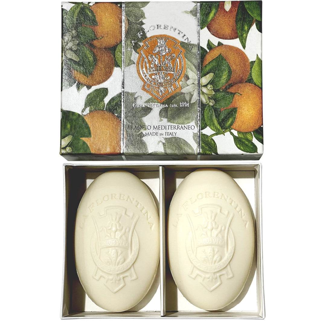 La Florentina 150g 2 Oval Soap Gift Boxed La Florentina Mediterranean Orange 2 Oval soap 150 g Brand