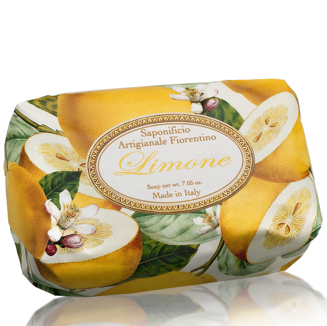 Saponificio Artigianale Fiorentino Lemon Bar Soap 200g Brand 200g Bar Soap