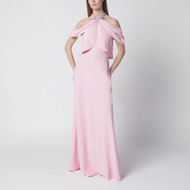 Alberta Ferretti - Long pink off-shoulder dress Brand Apparel &amp; Accessories 40  IT