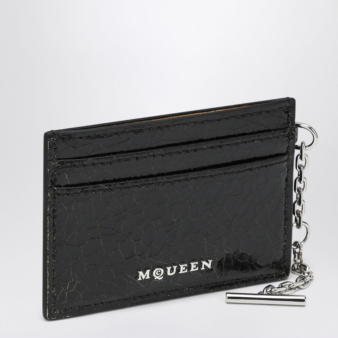 Apparel & Accessories TU Alexander McQueen - T-Bar credit card holder black/caramel Brand