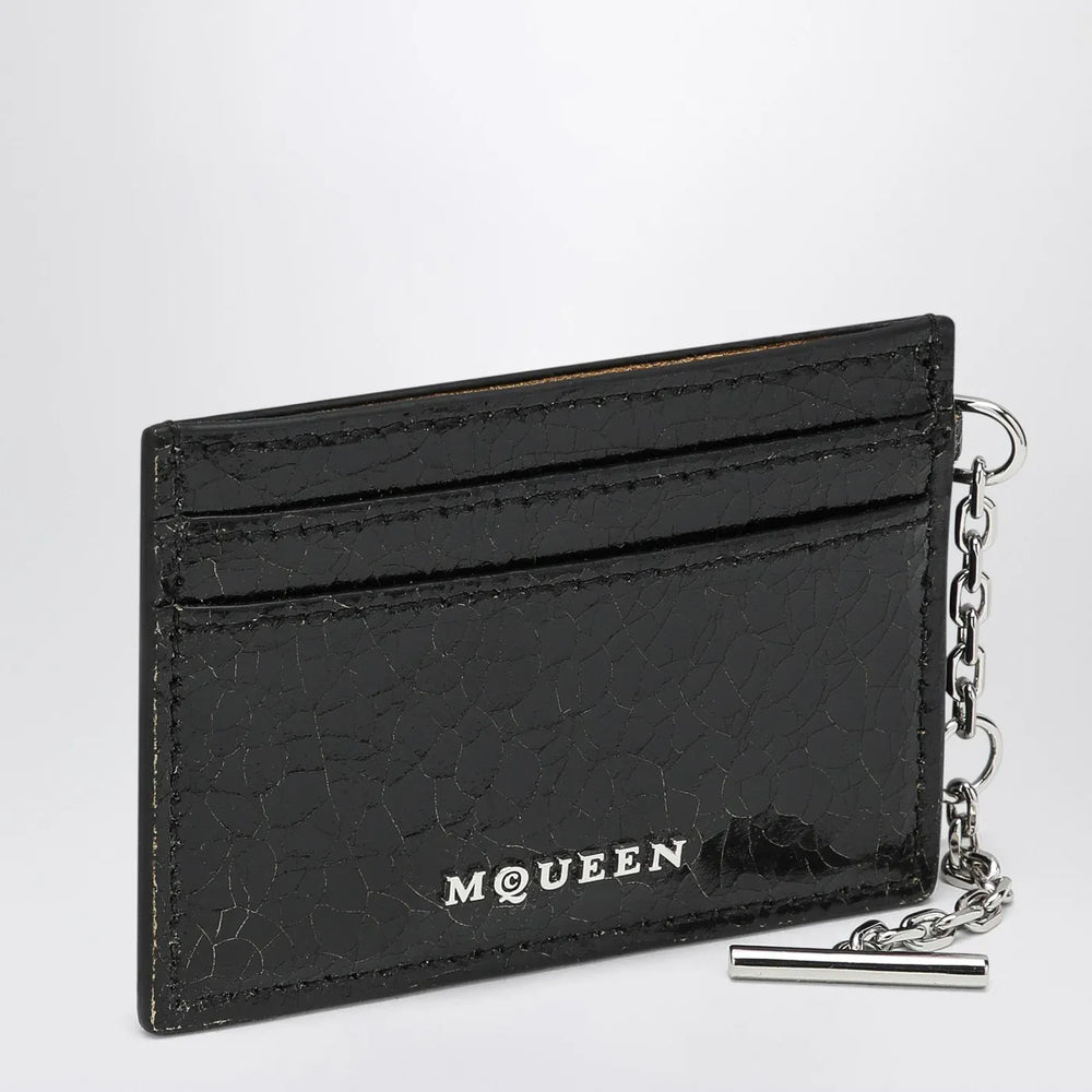 Alexander McQueen - T-Bar credit card holder black/caramel Brand Apparel & Accessories TU