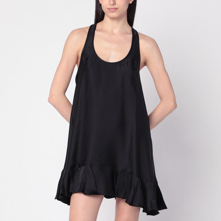 Apparel &amp; Accessories M ANINE BING - Black Lilith dress in silk blend Brand