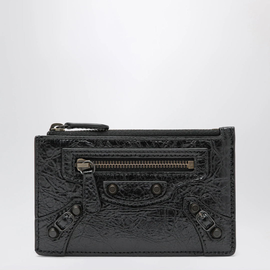 Balenciaga - Black Le City cardholder with coin pocket Brand Apparel &amp; Accessories TU