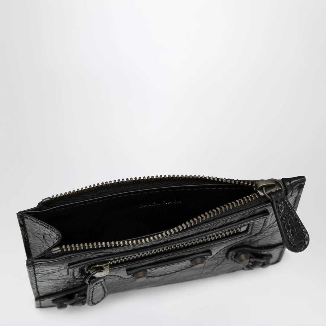 Balenciaga - Black Le City cardholder with coin pocket Brand Apparel &amp; Accessories TU