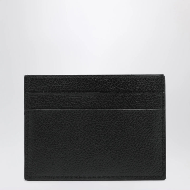 Balenciaga - Cash black card holder in grained leather Brand Apparel &amp; Accessories U