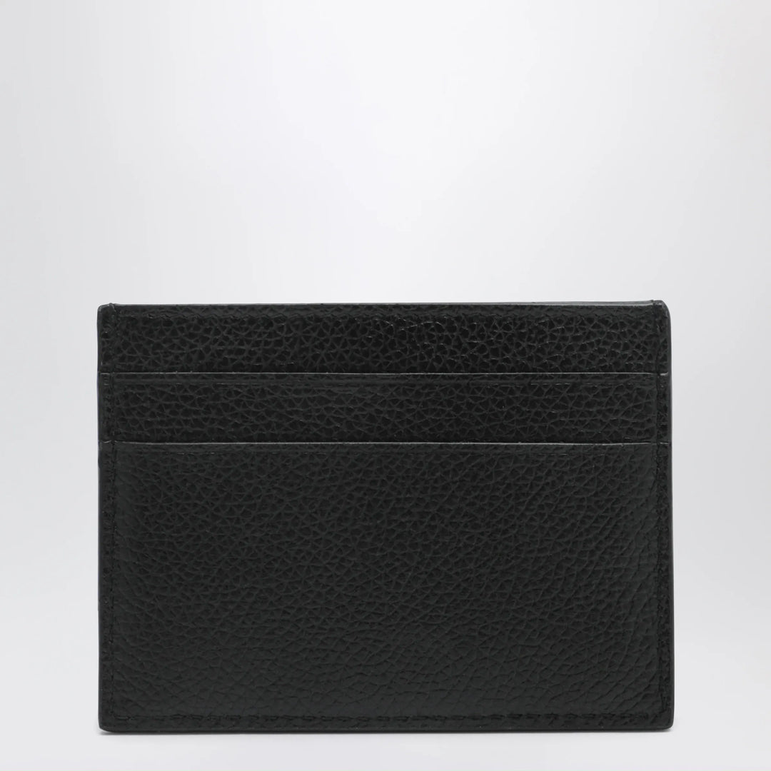 Balenciaga - Cash black card holder in grained leather Brand Apparel &amp; Accessories U