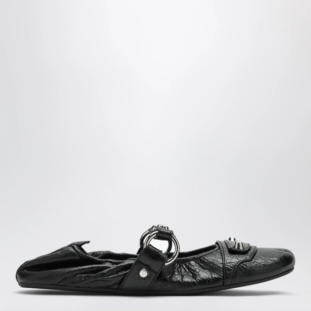Balenciaga - City black ballet flats in Arena lambskin leather Brand Apparel & Accessories 36 IT
