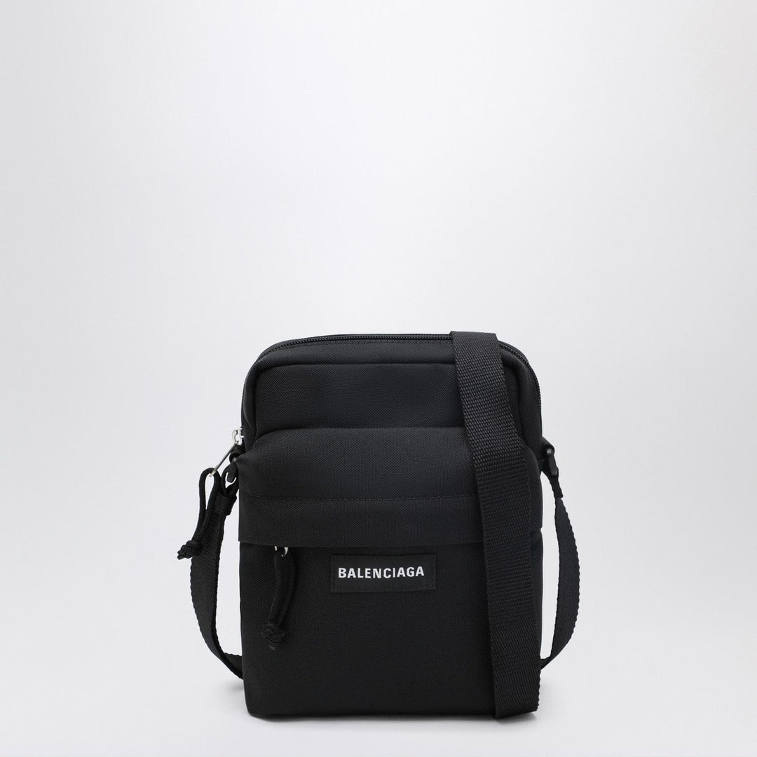Apparel &amp; Accessories TU Balenciaga - Explorer black nylon shoulder bag Brand