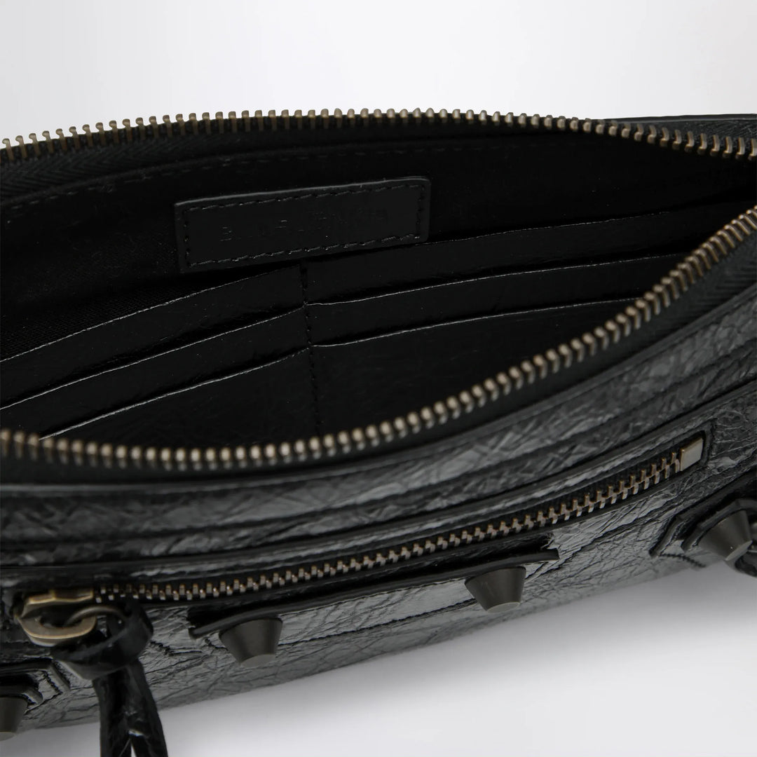 Balenciaga - Le City black Arena lambskin pouch Brand Apparel &amp; Accessories TU