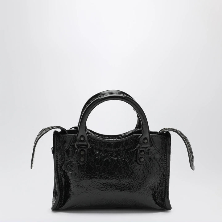Balenciaga - Le City Nano leather handbag in black Brand Apparel &amp; Accessories U