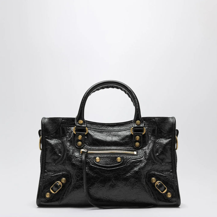 Balenciaga - Le City small bag in black/antique gold Brand Apparel &amp; Accessories TU
