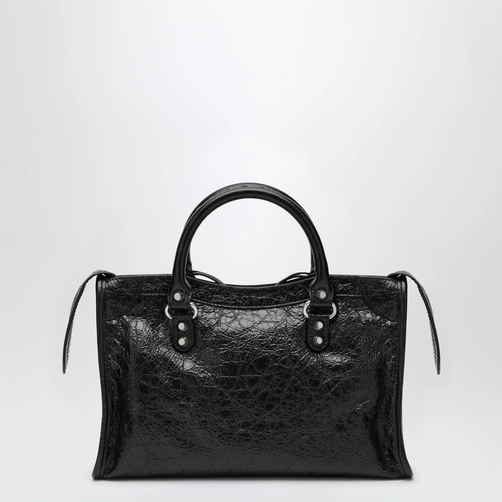 Balenciaga - Le City small lambskin leather bag in black Brand Apparel &amp; Accessories U