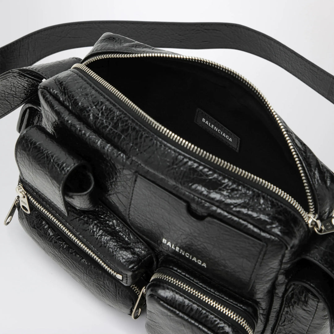 Balenciaga - Superbusy camera bag in black Arena lambskin Brand Apparel &amp; Accessories U