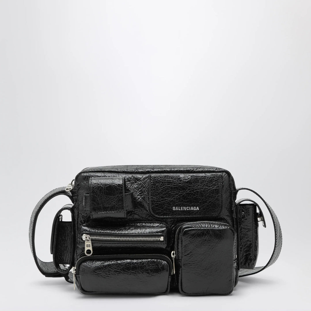 Balenciaga - Superbusy camera bag in black Arena lambskin Brand Apparel &amp; Accessories U