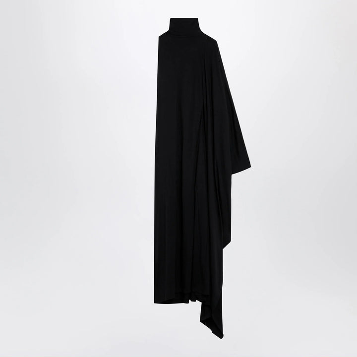 Balenciaga - The Door draped maxi cotton jersey dress in black Brand Apparel &amp; Accessories XS