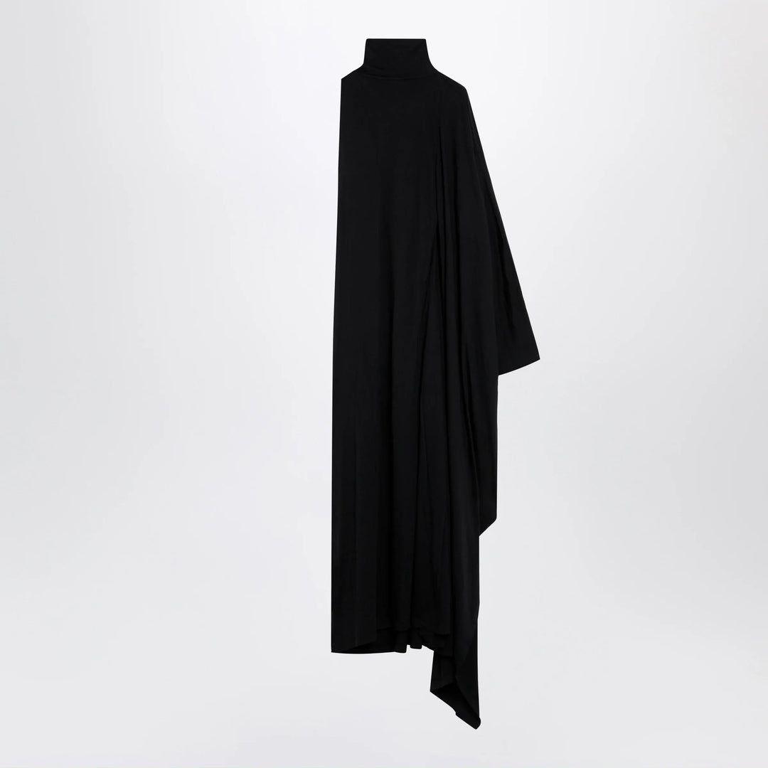 Balenciaga - The Door draped maxi cotton jersey dress in black Brand Apparel &amp; Accessories XS