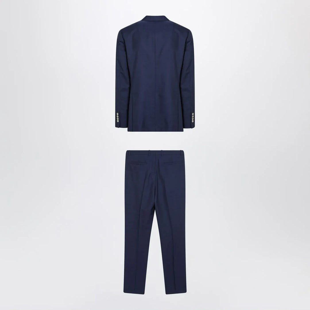 Brunello Cucinelli - Blue single-breasted wool suit Brand Apparel &amp; Accessories