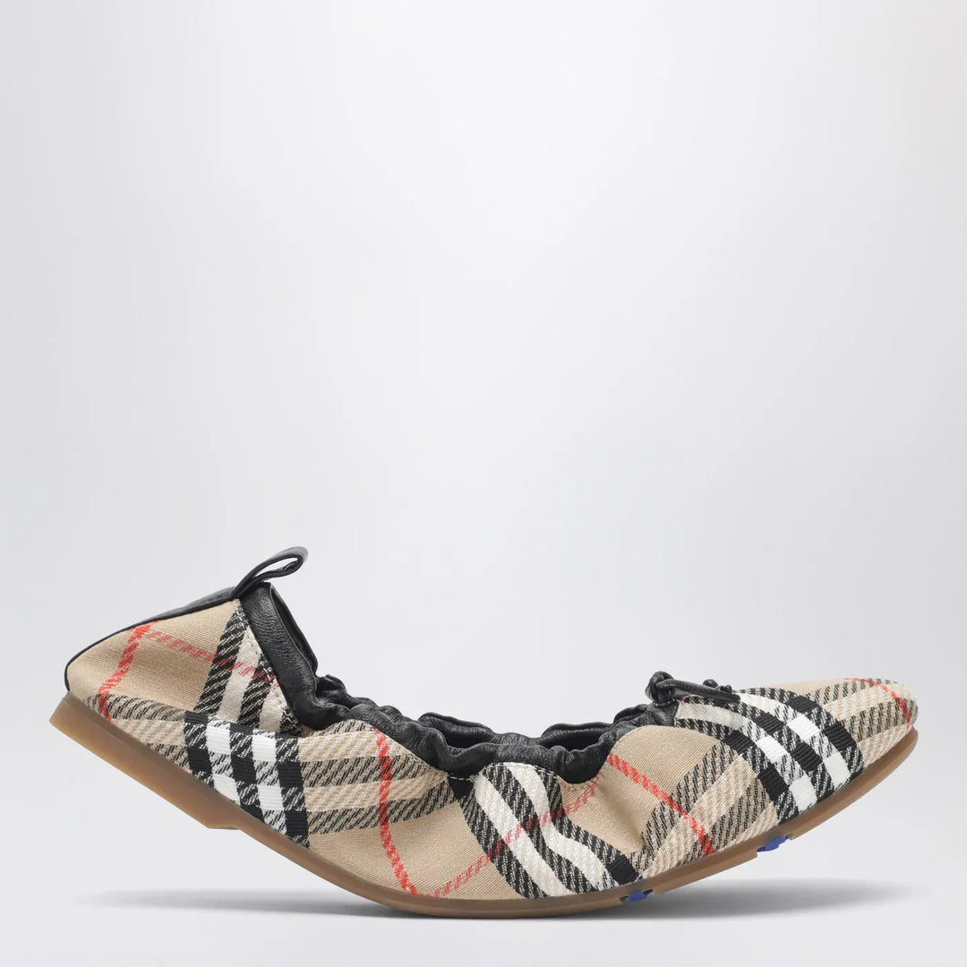 Burberry - Fawn Check ballet flats beige Brand Apparel &amp; Accessories 36 IT
