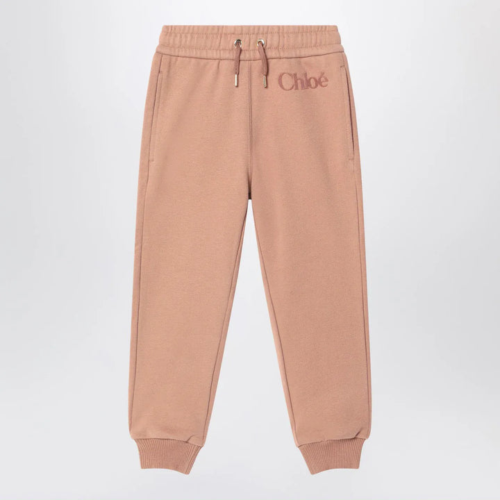 Chloé - Antique pink joggers with logo Brand Apparel &amp; Accessories 4