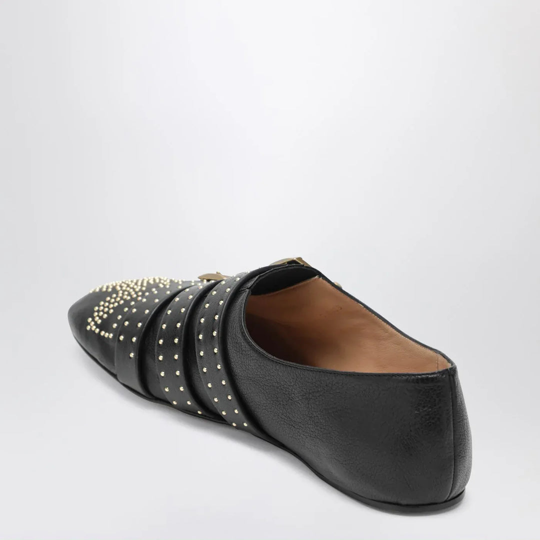 Chloé - Black Susanna Flat Shoe Brand Apparel &amp; Accessories
