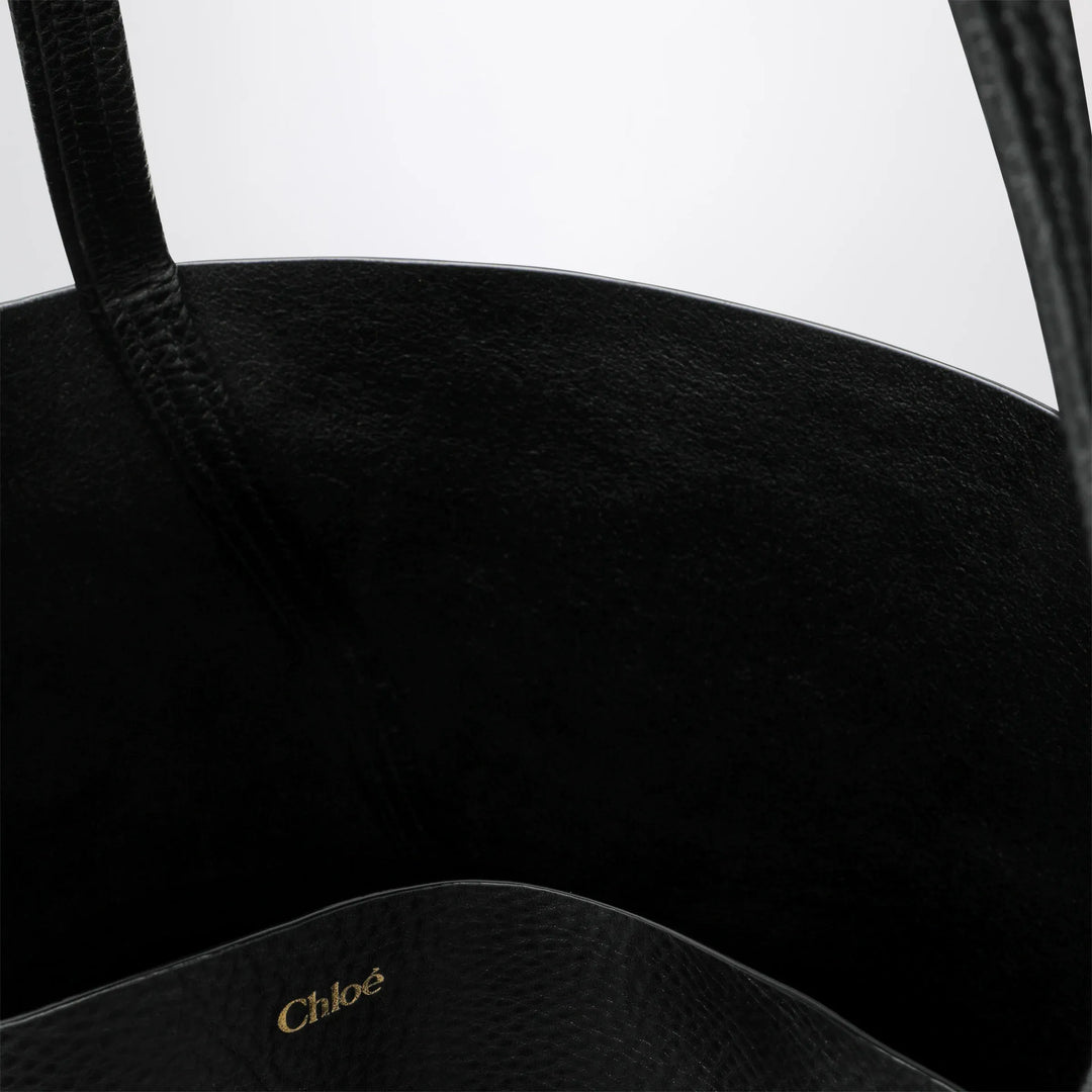 Chloé - Large black Chloé Spin tote bag Brand Apparel &amp; Accessories U