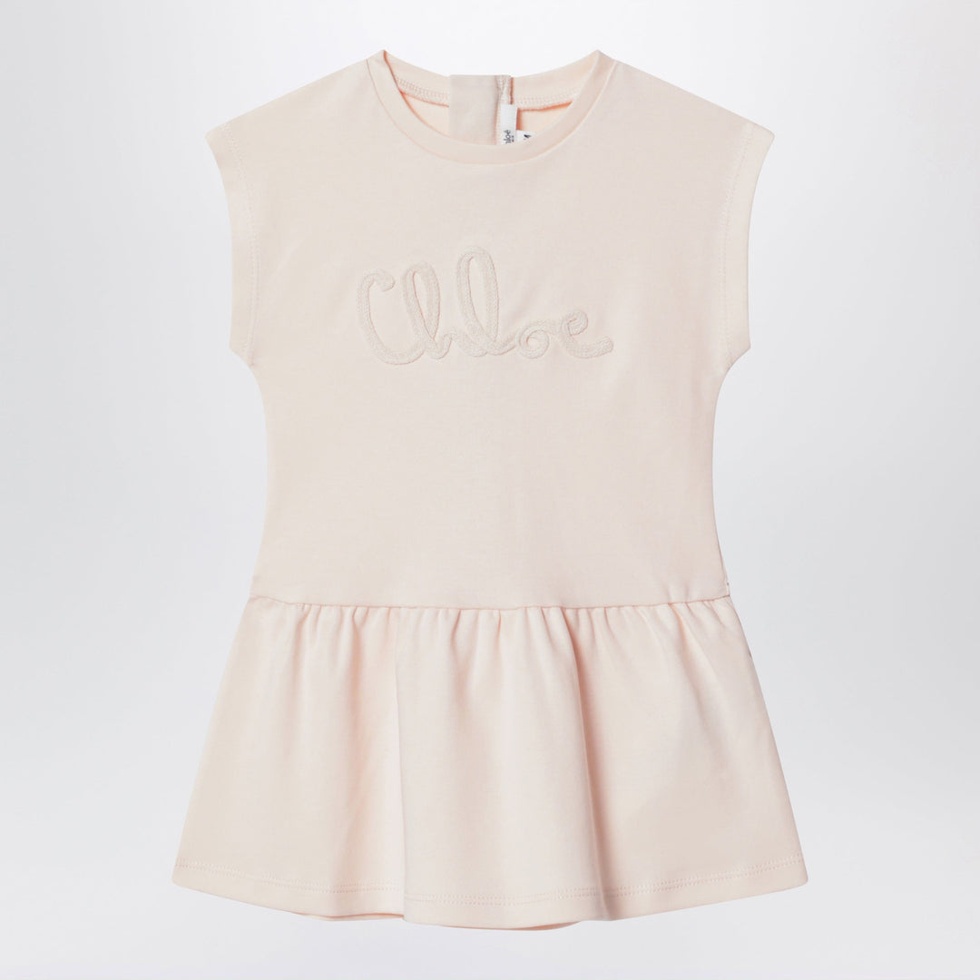 Apparel &amp; Accessories 3 Chloé - Light pink dress with logo embroidery Brand