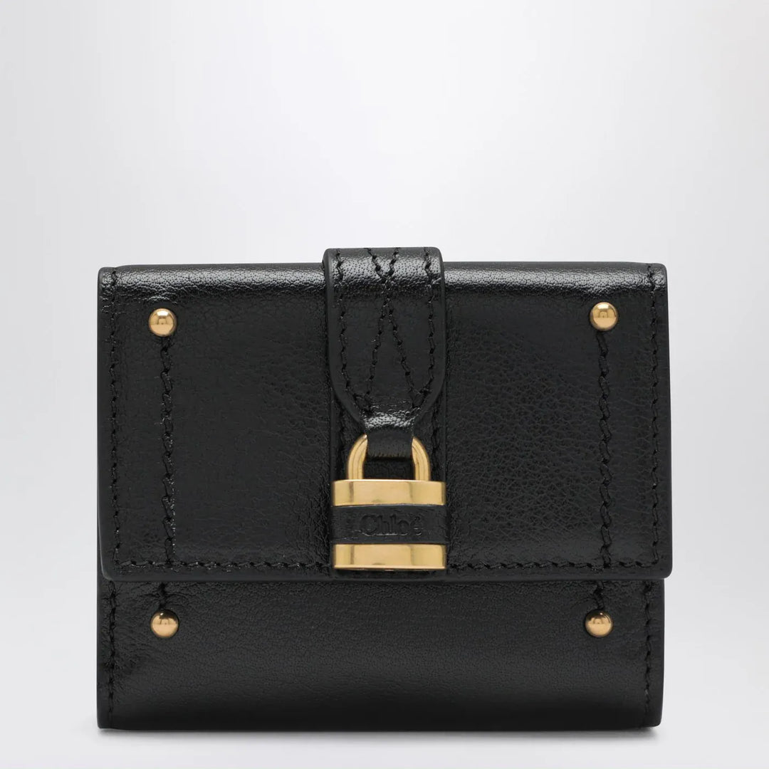 Chloé - Mini black Paddington trifold leather wallet Brand Apparel &amp; Accessories TU