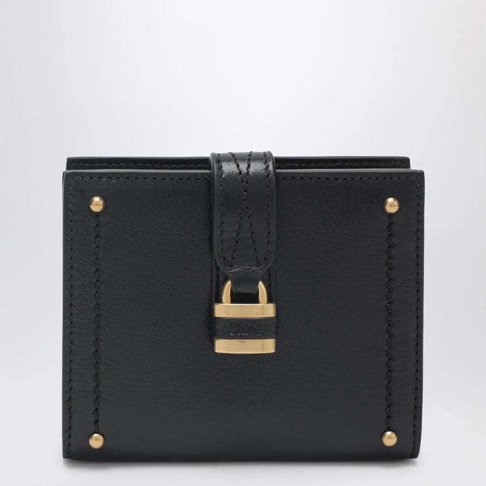 Chloé - Paddington square wallet in black leather Brand Apparel & Accessories TU
