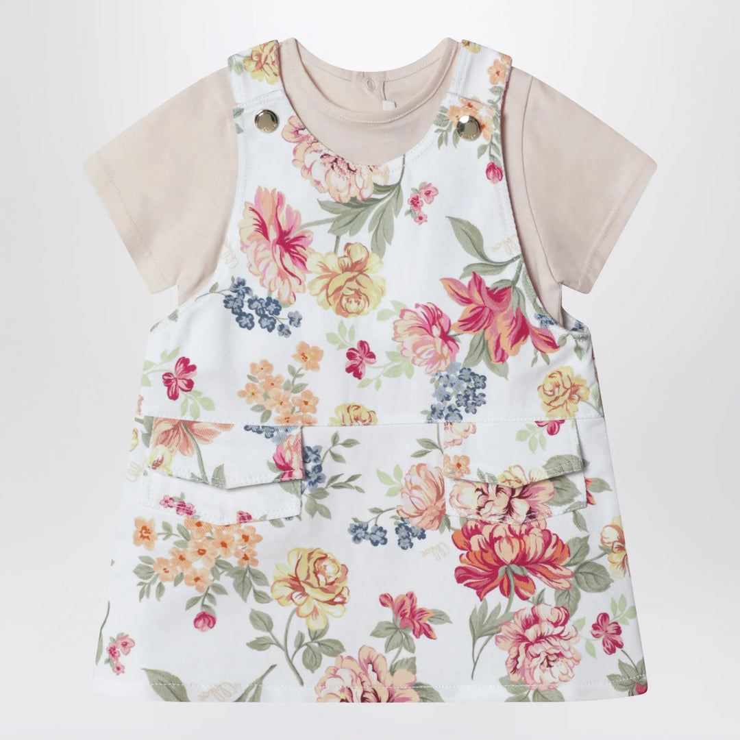 Chloé - Pink two-piece set with floral pattern Brand Apparel &amp; Accessories 12