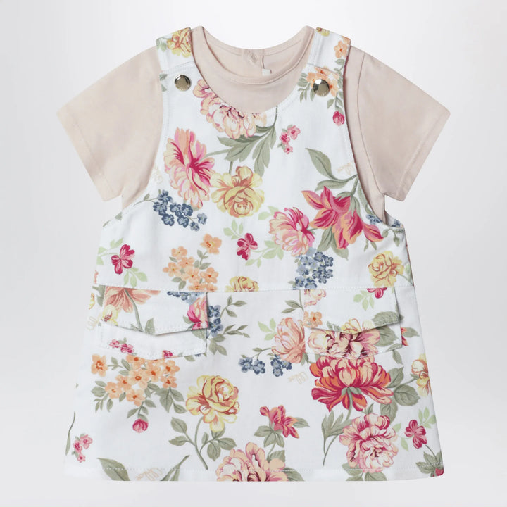 Chloé - Pink two-piece set with floral pattern Brand Apparel &amp; Accessories 2Y