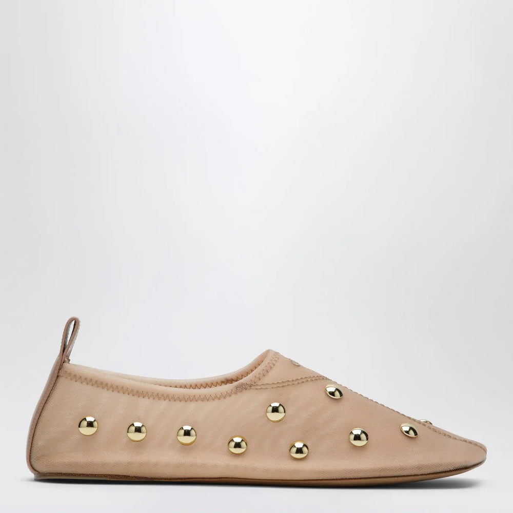 Chloé - Rita Blushy Beige ballet flats in transparent mesh Brand Apparel & Accessories 36 IT