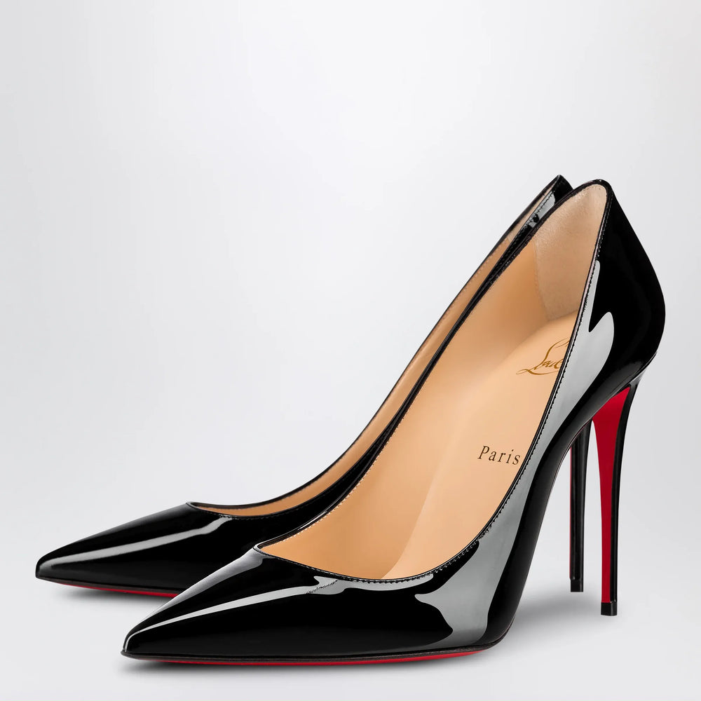 Christian Louboutin - Black patent leather décollette Brand Apparel & Accessories