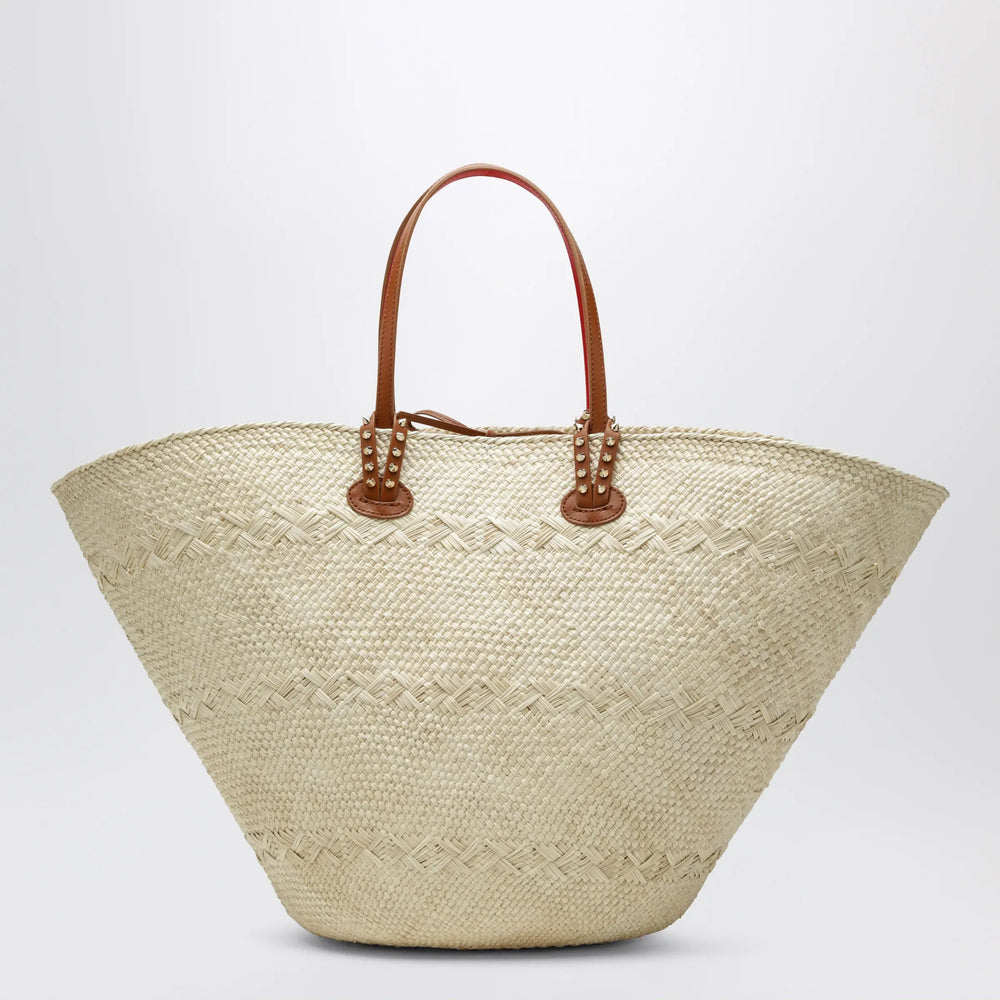 Christian Louboutin - Raffia and calf leather Tote bag Cabata large Brand Apparel & Accessories TU