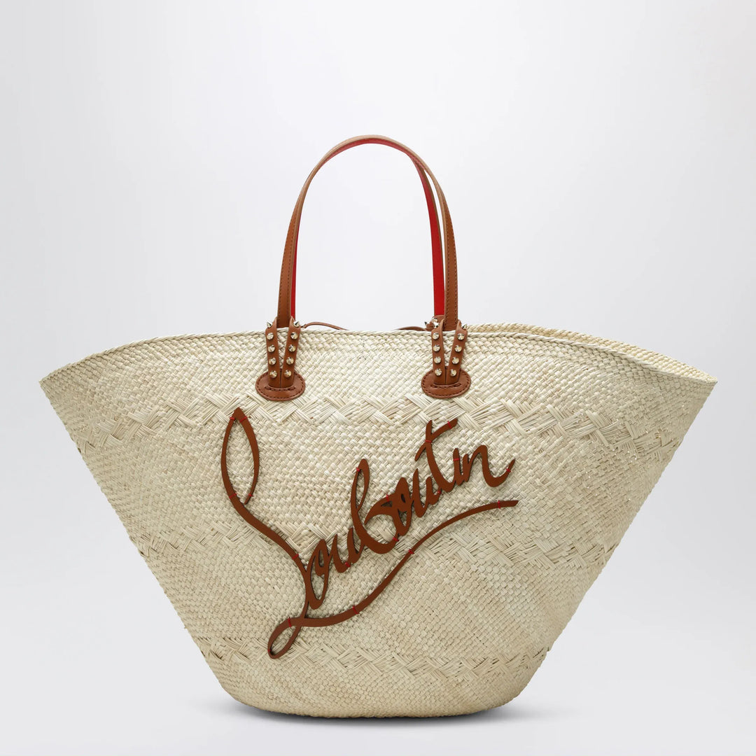 Christian Louboutin - Raffia and calf leather Tote bag Cabata large Brand Apparel &amp; Accessories TU