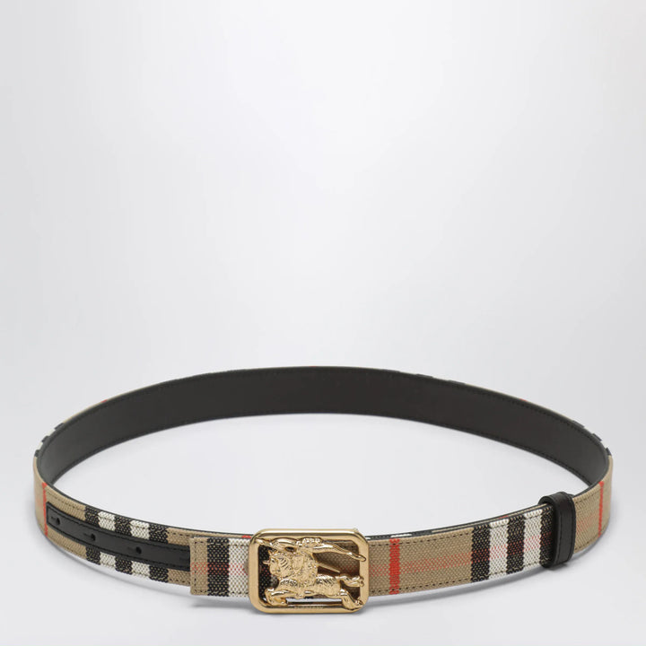 Burberry - Reversible Rider belt in sand beige/Brown Peat Brand Apparel &amp; Accessories > Clothing Accessories > Belts
